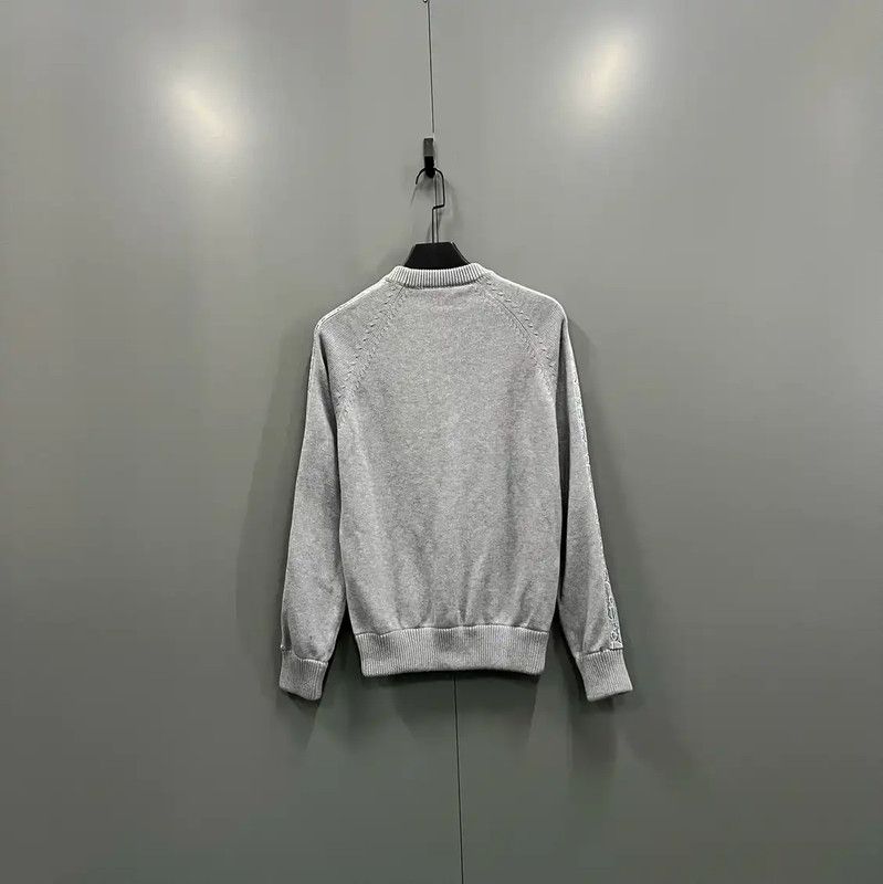 Dior Dior Gray Wool Long Sleeve Sweater XS 0089 Size XS / US 0-2 / IT 36-38 - 2 Thumbnail