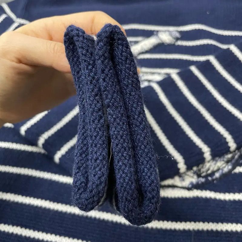 Dior Dior Blue Wool Anchor Sweater 0089 Size XS / US 0-2 / IT 36-38 - 4 Thumbnail