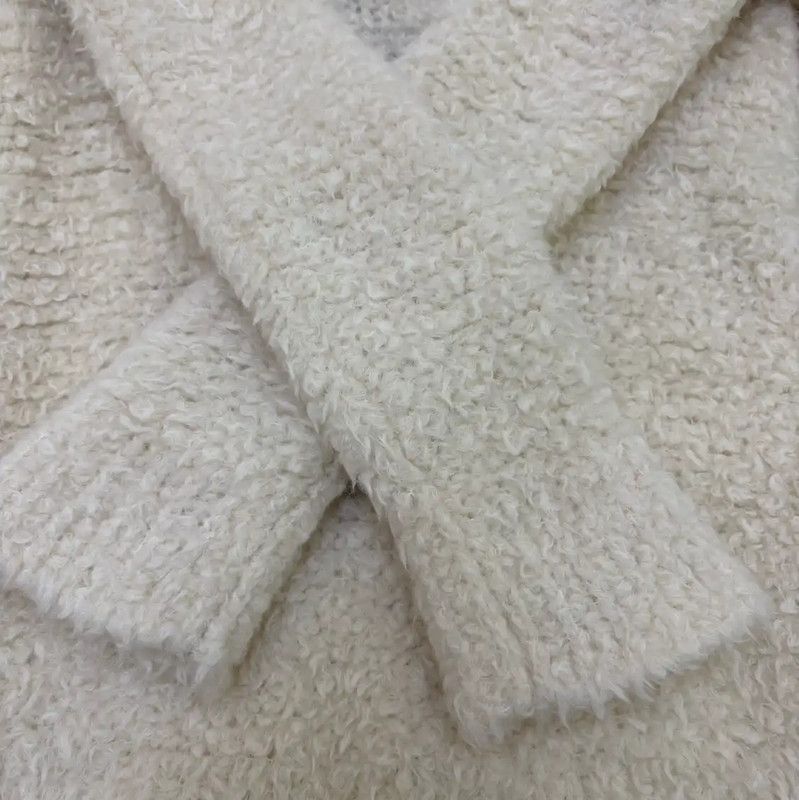Dior Dior Cream Wool Sweater for Women 0089 Size S / US 4 / IT 40 - 6 Thumbnail