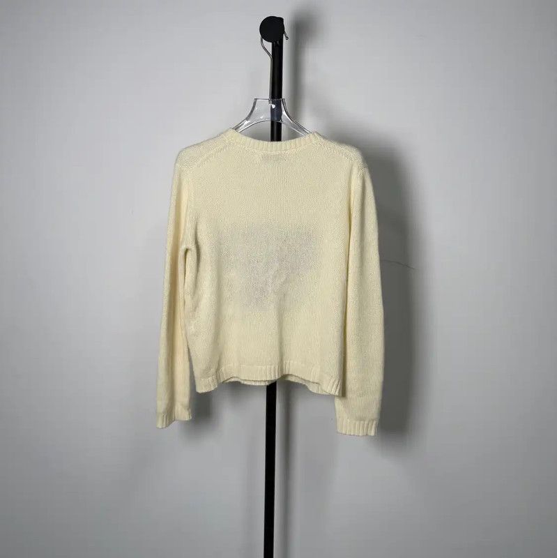Dior Dior Beige Wool Sweater with Embroidery 0089 Size M / US 6-8 / IT 42-44 - 2 Thumbnail