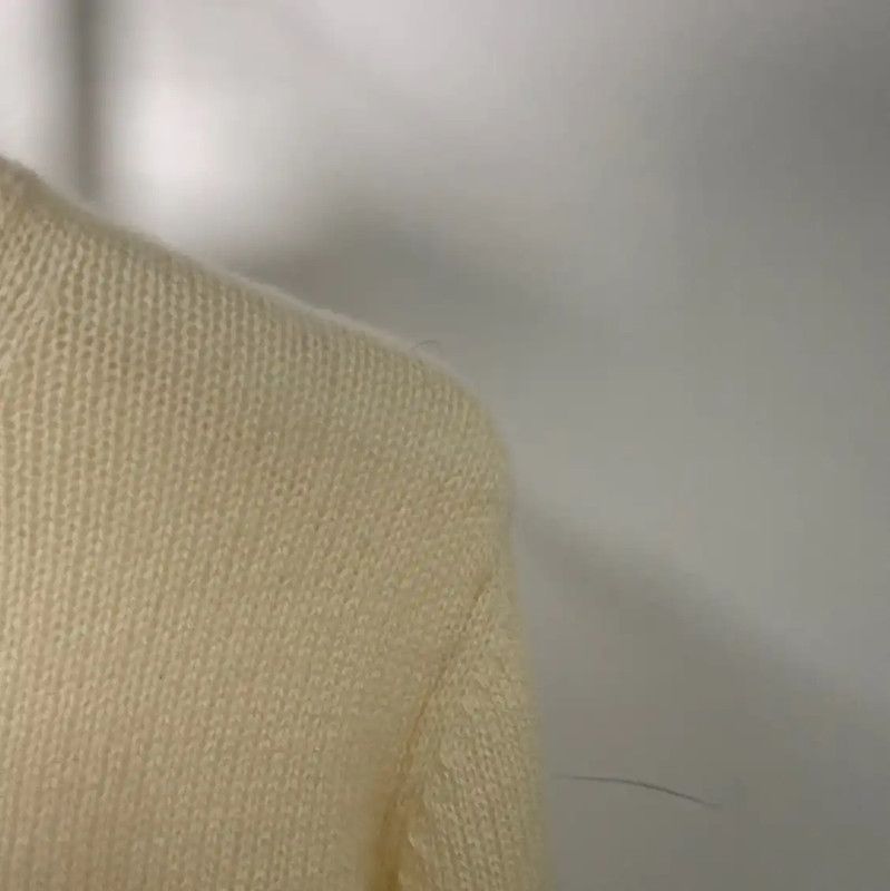 Dior Dior Beige Wool Sweater with Embroidery 0089 Size M / US 6-8 / IT 42-44 - 4 Thumbnail