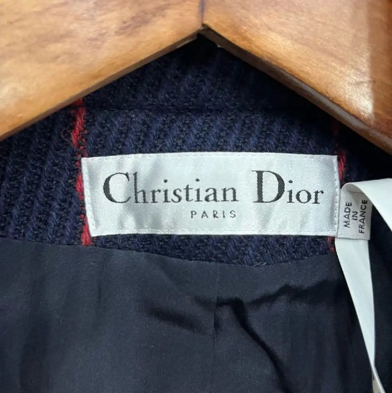 Dior Dior Wool Coat for Women in Dark Blue 0089 Size XS / US 0-2 / IT 36-38 - 3 Thumbnail