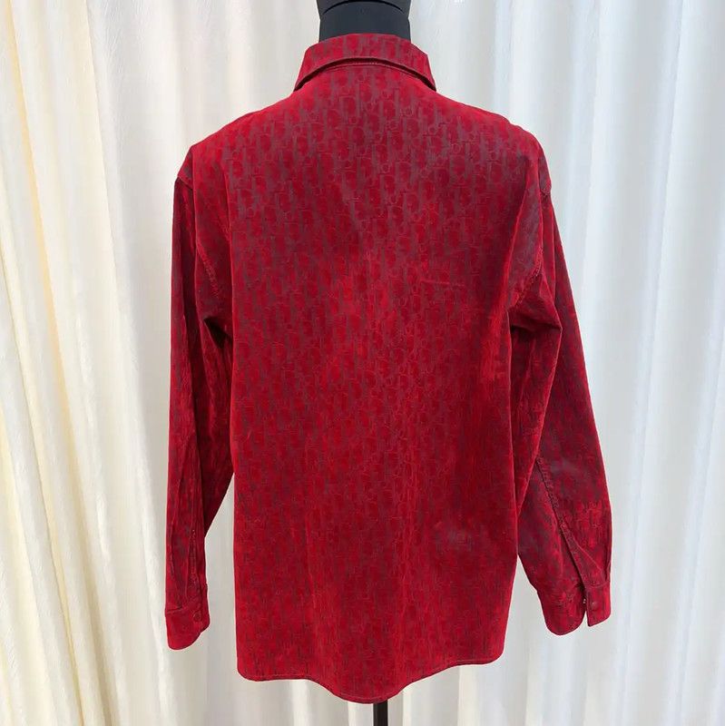 Dior Dior Red Cotton Women's Cardigan 0089 Size M / US 6-8 / IT 42-44 - 6 Thumbnail