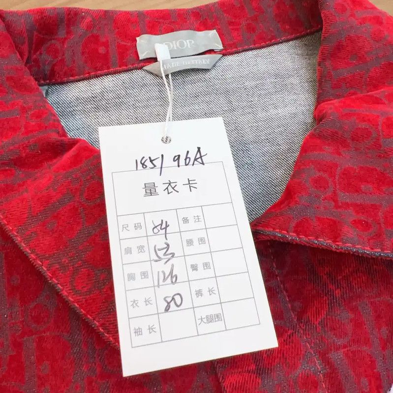 Dior Dior Red Cotton Women's Cardigan 0089 Size M / US 6-8 / IT 42-44 - 7 Thumbnail