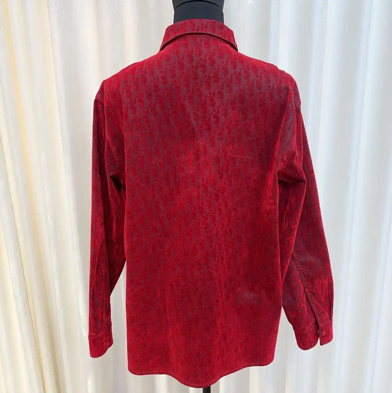 Dior Dior Red Cotton Women's Cardigan 0089 Size M / US 6-8 / IT 42-44 - 5 Thumbnail