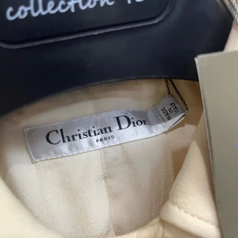 Dior Dior Cotton Dress in Cream for Women 0089 Size XS / US 0-2 / IT 36-38 - 3 Thumbnail
