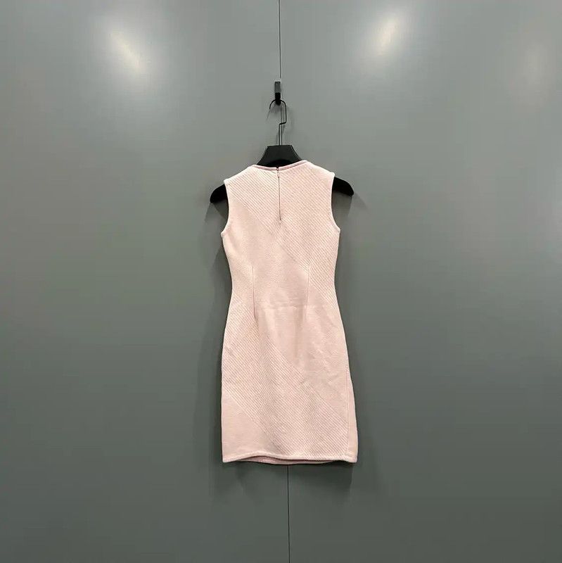 Dior Dior Summer Pink Cotton Midi Dress 0089 Size ONE SIZE - 2 Thumbnail
