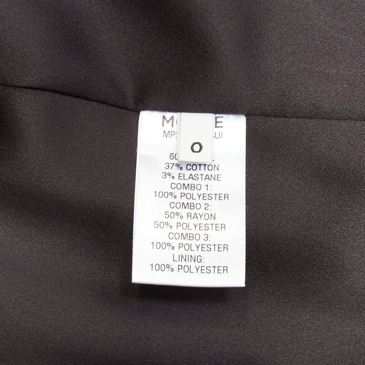 MONSE MONSE grey wool cotton deconstructed draped asymmetric blazer jacket US0 XS Size XS / US 0-2 / IT 36-38 - 8 Thumbnail