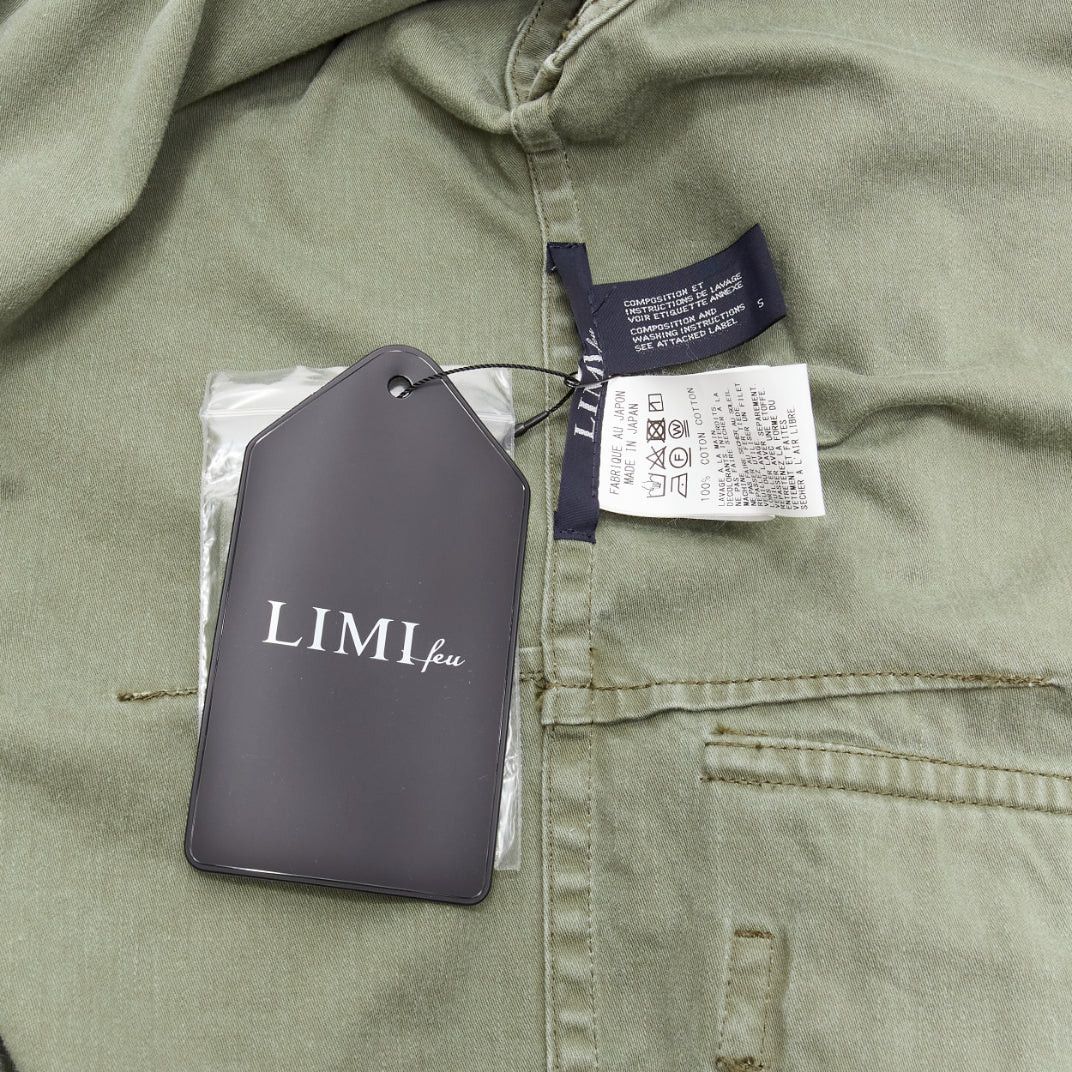 Limi Feu new LIMI FEU washed green cotton zip back pocketed utility parka coat S Size S / US 4 / IT 40 - 9 Thumbnail