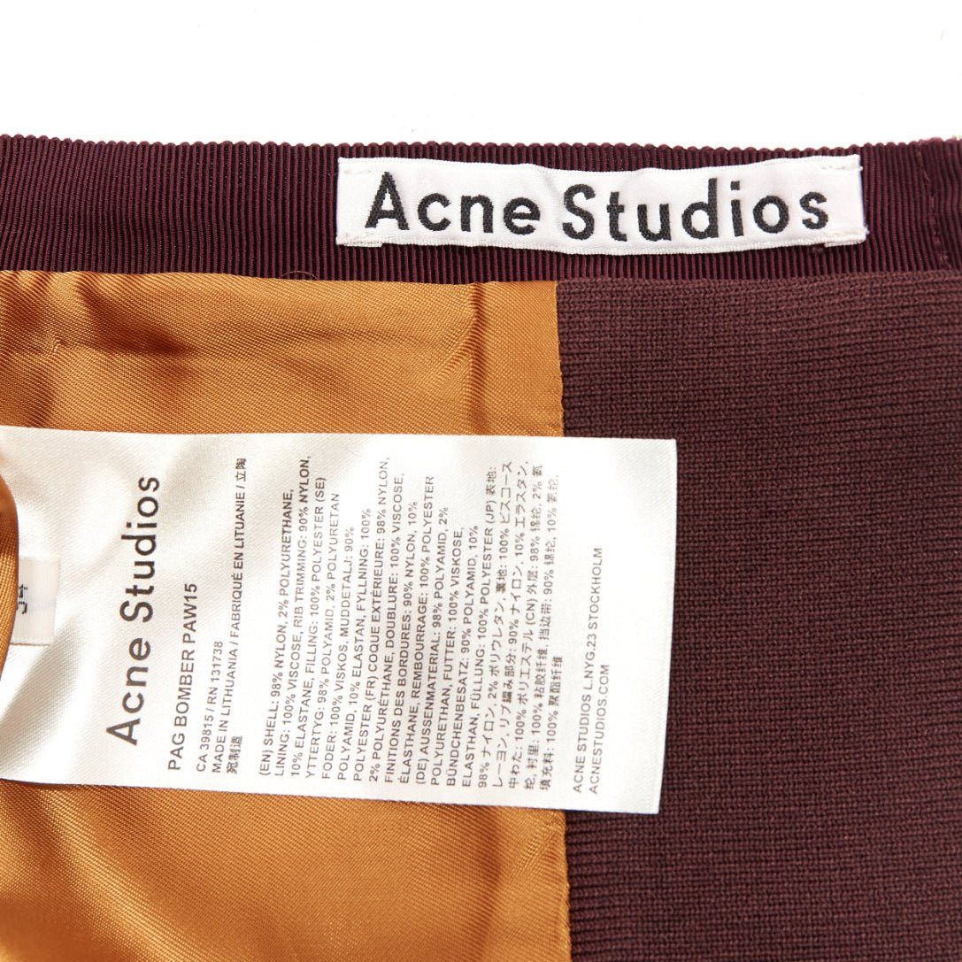Acne Studios ACNE STUDIOS 2015 Pag Bomber plum purple nylon padded A-line skirt FR34 XS Size 26" / US 2 / IT 38 - 8 Thumbnail
