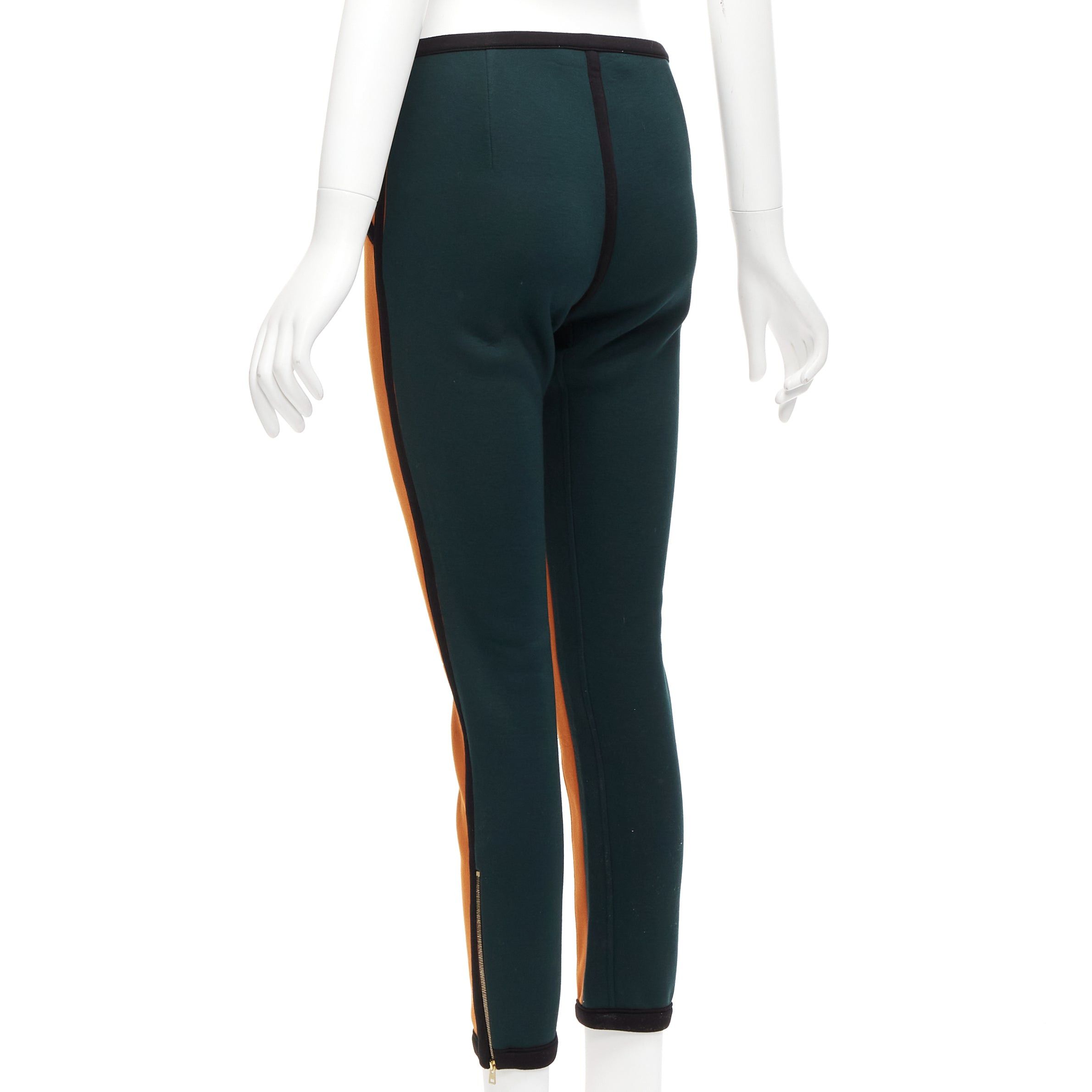 Marni MARNI orange green colorblock black piping jogger pants IT38 XS Size 26" / US 2 / IT 38 - 5 Thumbnail