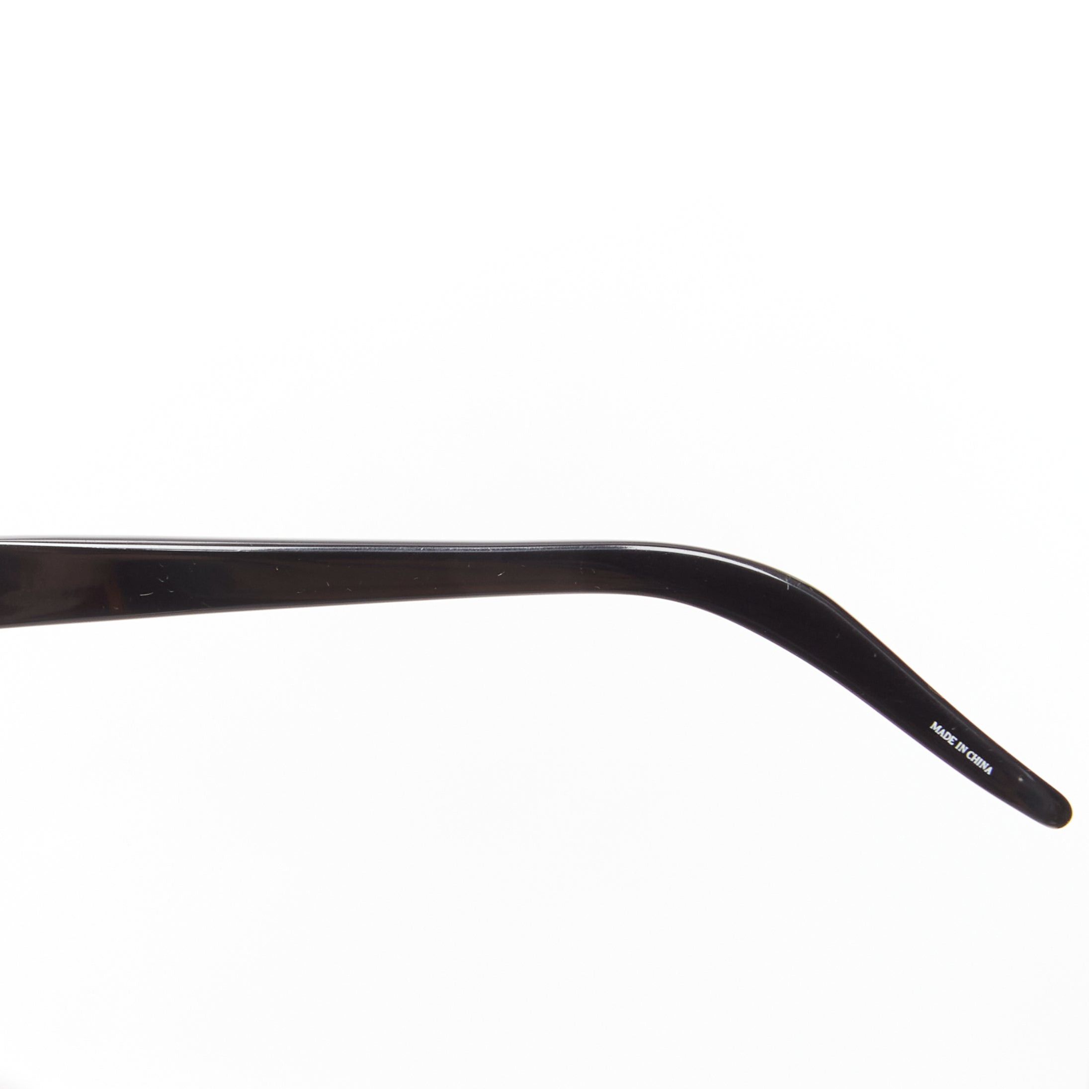 Victoria Beckham VICTORIA BECKHAM Vintage gold star top bar black oversized squared sunglasses Size ONE SIZE - 6 Thumbnail