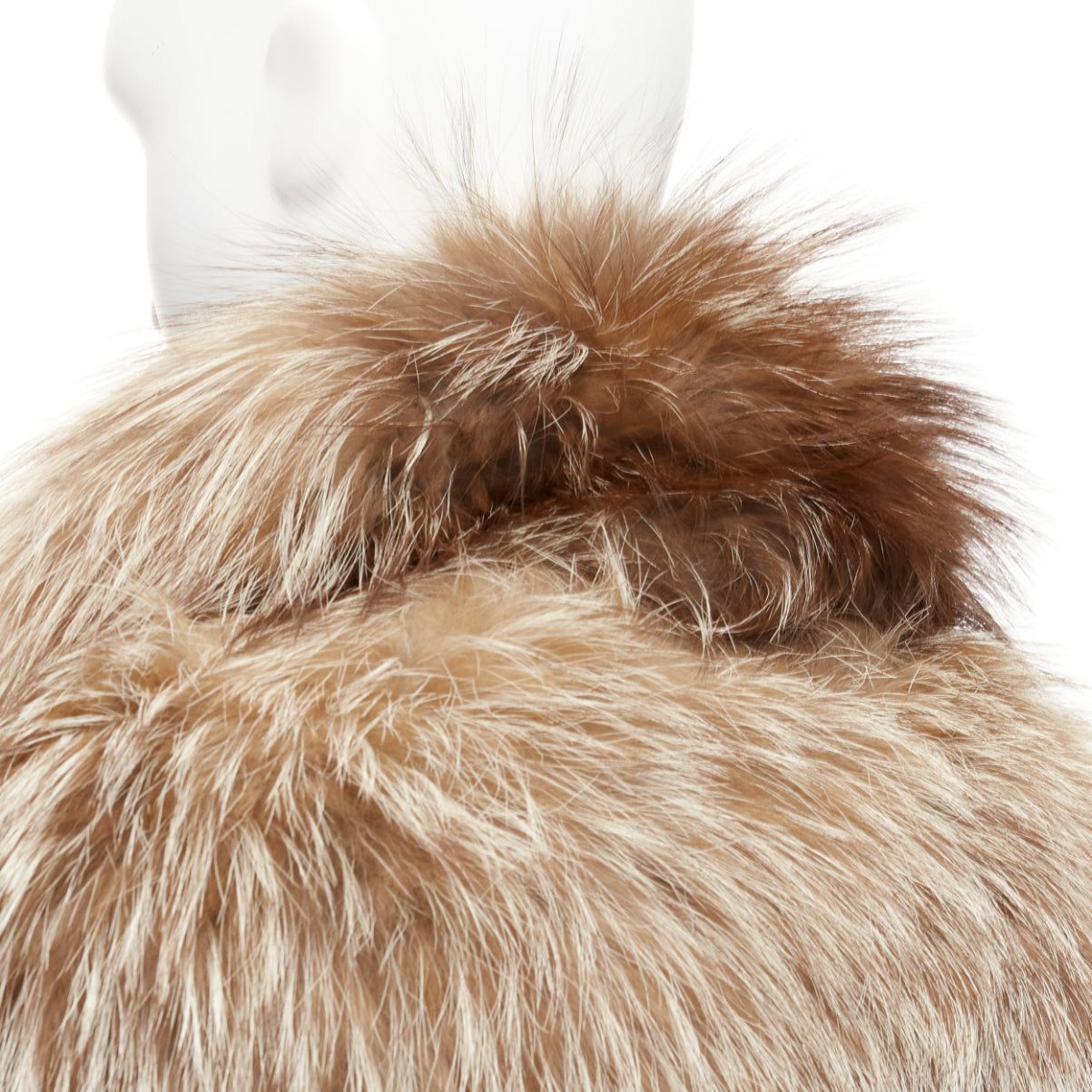 Fendi FENDI brown fur long sleeve crop jacket with detachable collar IT36 XXS Size XS / US 0-2 / IT 36-38 - 7 Thumbnail