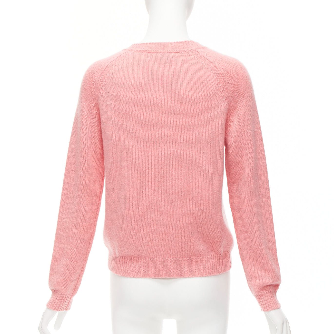 Other ALEXANDRA GOLOVANOFF Tricot Parisiens 100% cashmere pink long sleeve sweater L Size M / US 6-8 / IT 42-44 - 5 Thumbnail