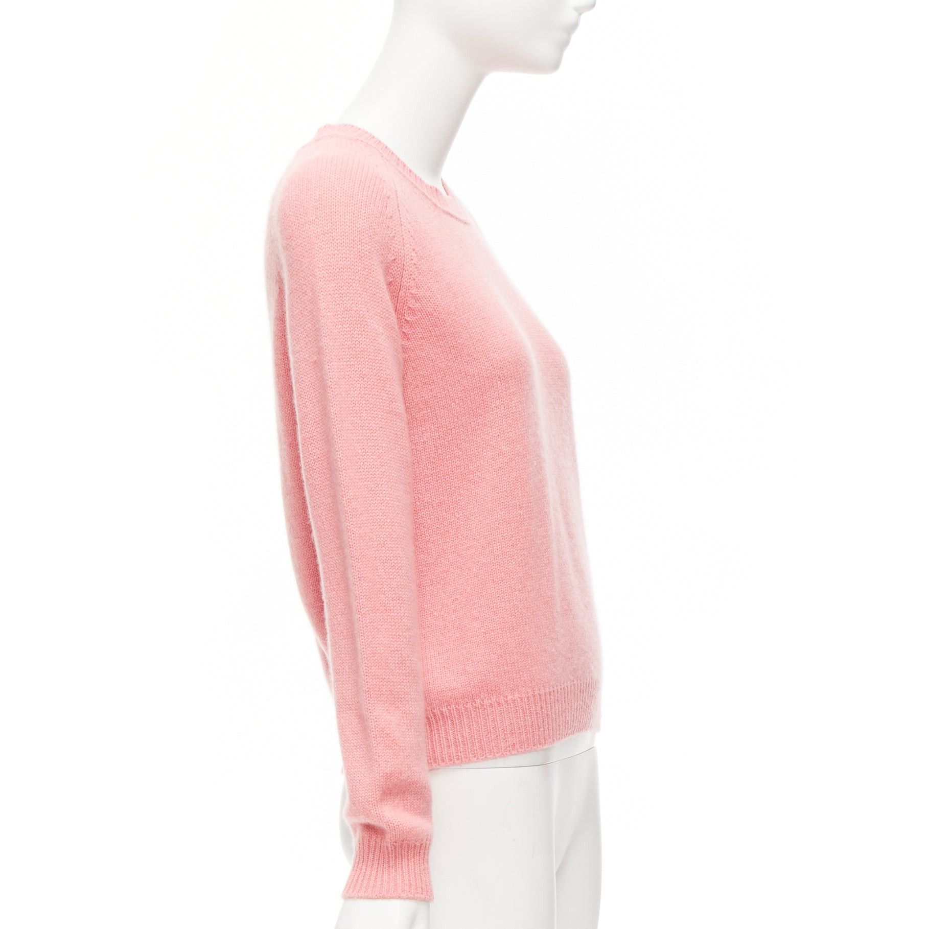 Other ALEXANDRA GOLOVANOFF Tricot Parisiens 100% cashmere pink long sleeve sweater L Size M / US 6-8 / IT 42-44 - 4 Thumbnail