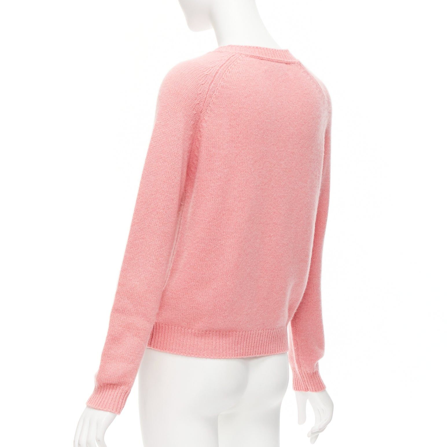 Other ALEXANDRA GOLOVANOFF Tricot Parisiens 100% cashmere pink long sleeve sweater L Size M / US 6-8 / IT 42-44 - 6 Thumbnail