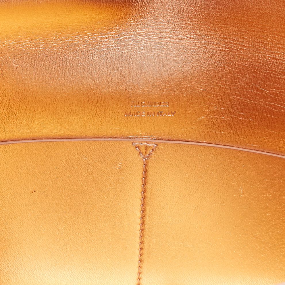Jil Sander JIL SANDER pink grey smooth leather loop through envelope long clutch bag Size ONE SIZE - 10 Thumbnail