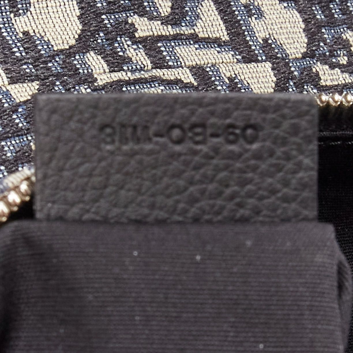 Dior CHRISTIAN DIOR blue black CD logo monogram oblique canvas sadde shoulder bag Size ONE SIZE - 11 Thumbnail