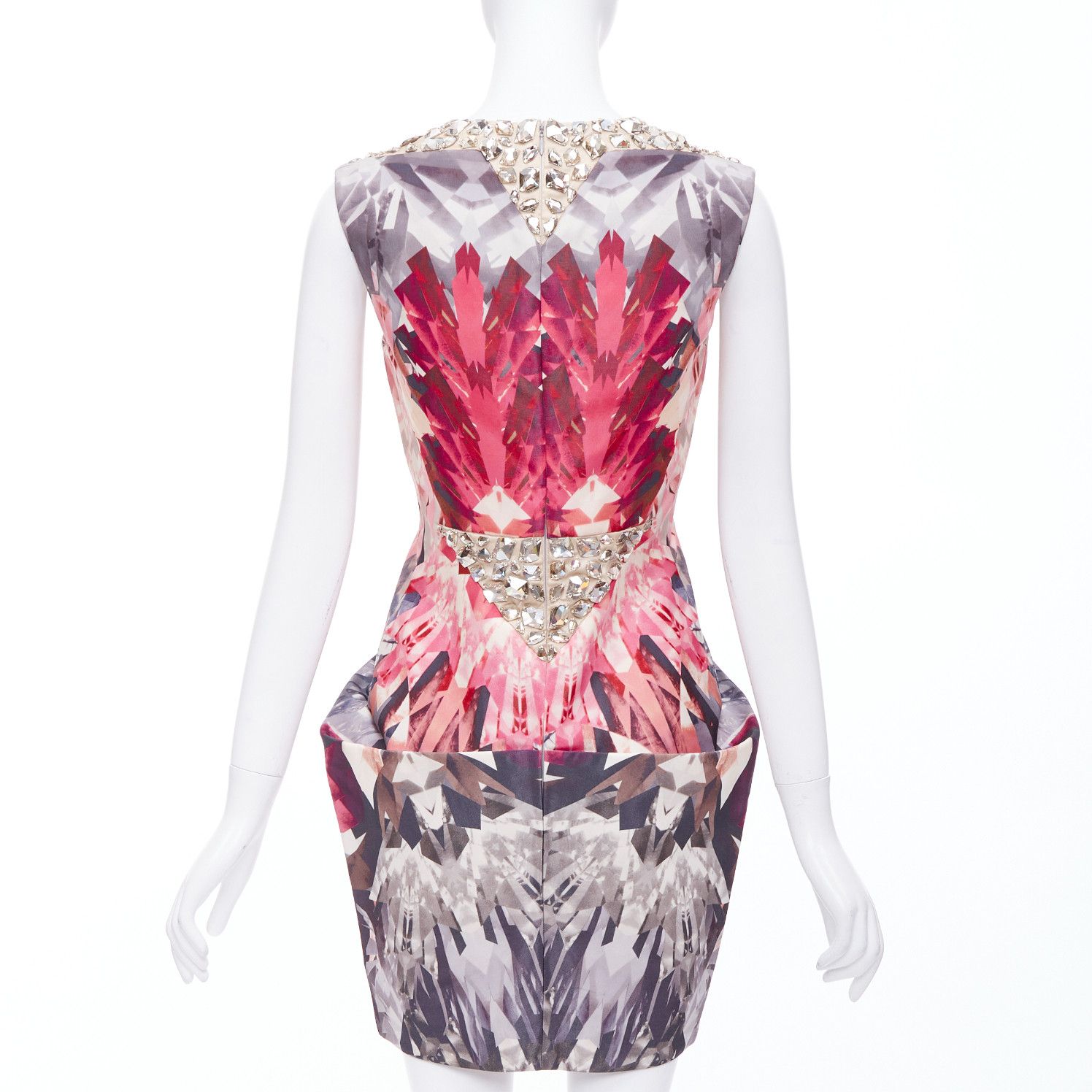 Alexander McQueen ALEXANDER MCQUEEN 2009 Natural Distinction Kaleidoscope crystal dress IT40 S Size S / US 4 / IT 40 - 5 Thumbnail