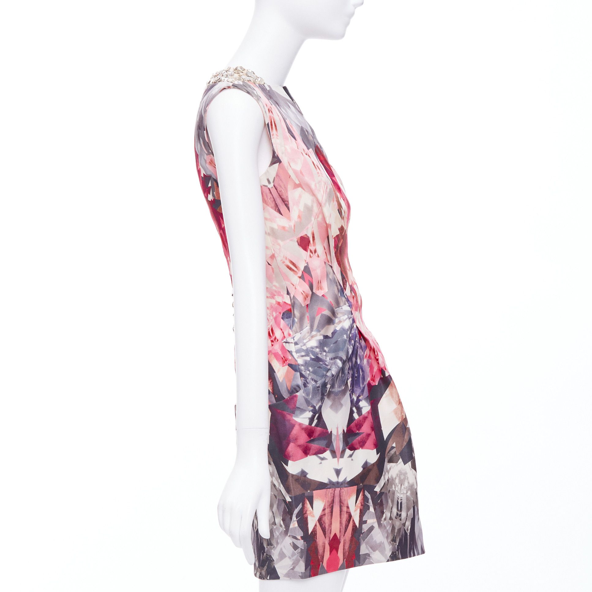 Alexander McQueen ALEXANDER MCQUEEN 2009 Natural Distinction Kaleidoscope crystal dress IT40 S Size S / US 4 / IT 40 - 4 Thumbnail