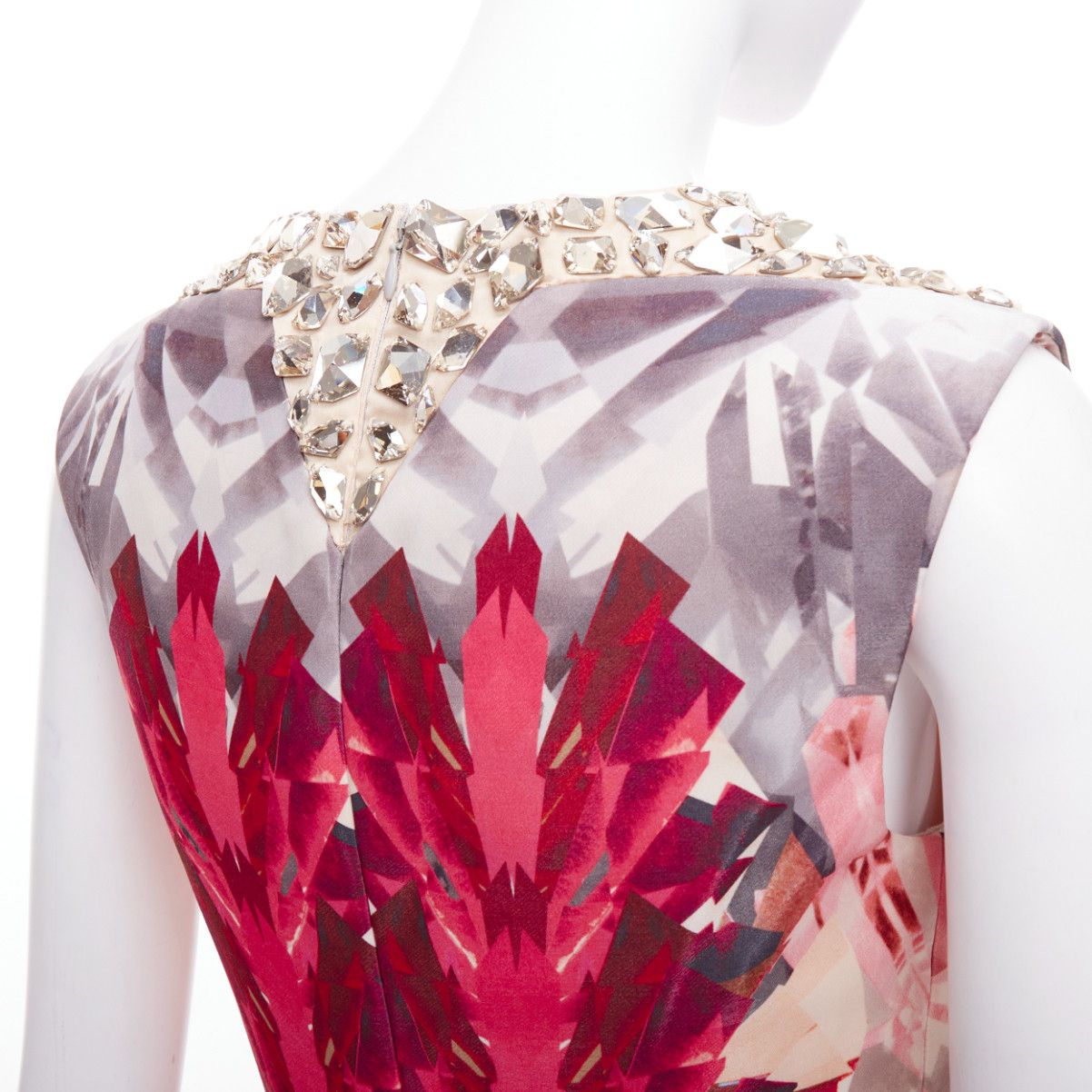 Alexander McQueen ALEXANDER MCQUEEN 2009 Natural Distinction Kaleidoscope crystal dress IT40 S Size S / US 4 / IT 40 - 2 Thumbnail