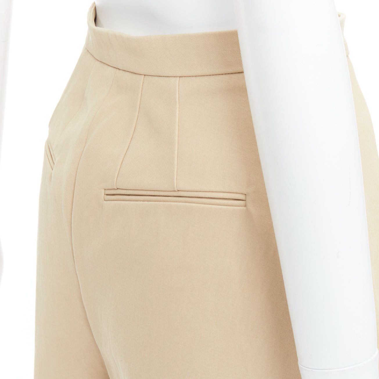 Ports 1961 PORTS 1961 beige cotton asymmetric wide cropped culottes pants IT38 XS Size 28" / US 6 / IT 42 - 7 Thumbnail