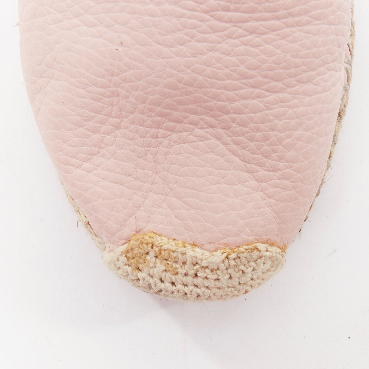 Valentino VALENTINO Rockstud pink leather gold studs espadrille sandals EU37 Size US 7 / IT 37 - 6 Thumbnail