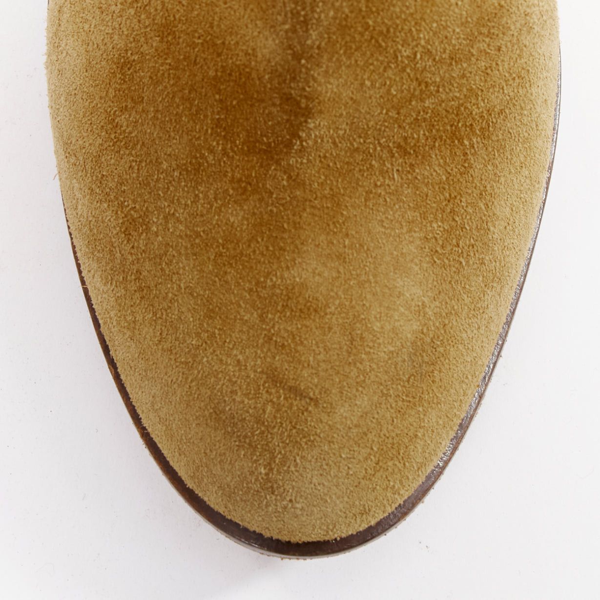Marc Jacobs MARC JACOBS tan suede bow tie back slouchy western boots EU37.5 Size US 7.5 / IT 37.5 - 6 Thumbnail