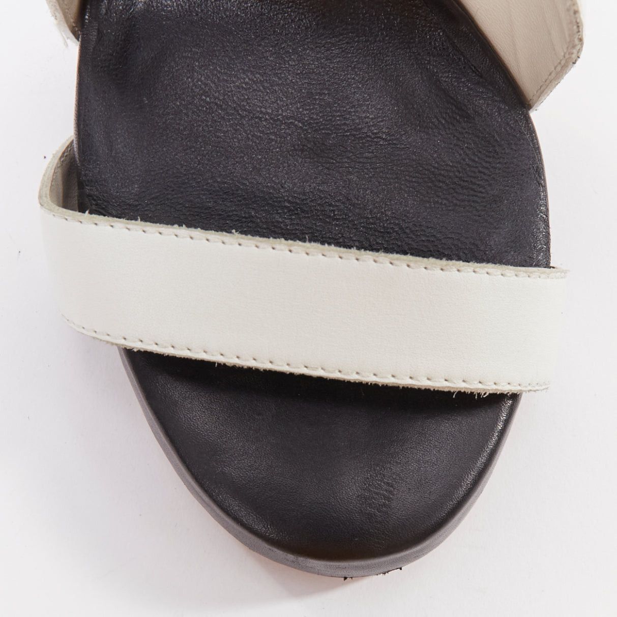 Other CAMILLA SKOVGAARD 2013 black white ridged high top cut out sandals EU37 Size US 7 / IT 37 - 6 Thumbnail
