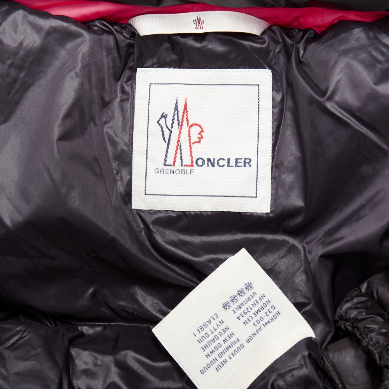 Moncler MONCLER Grenoble pink nylon black trim down filled puffer ski jacket Sz1 S Size S / US 4 / IT 40 - 8 Thumbnail