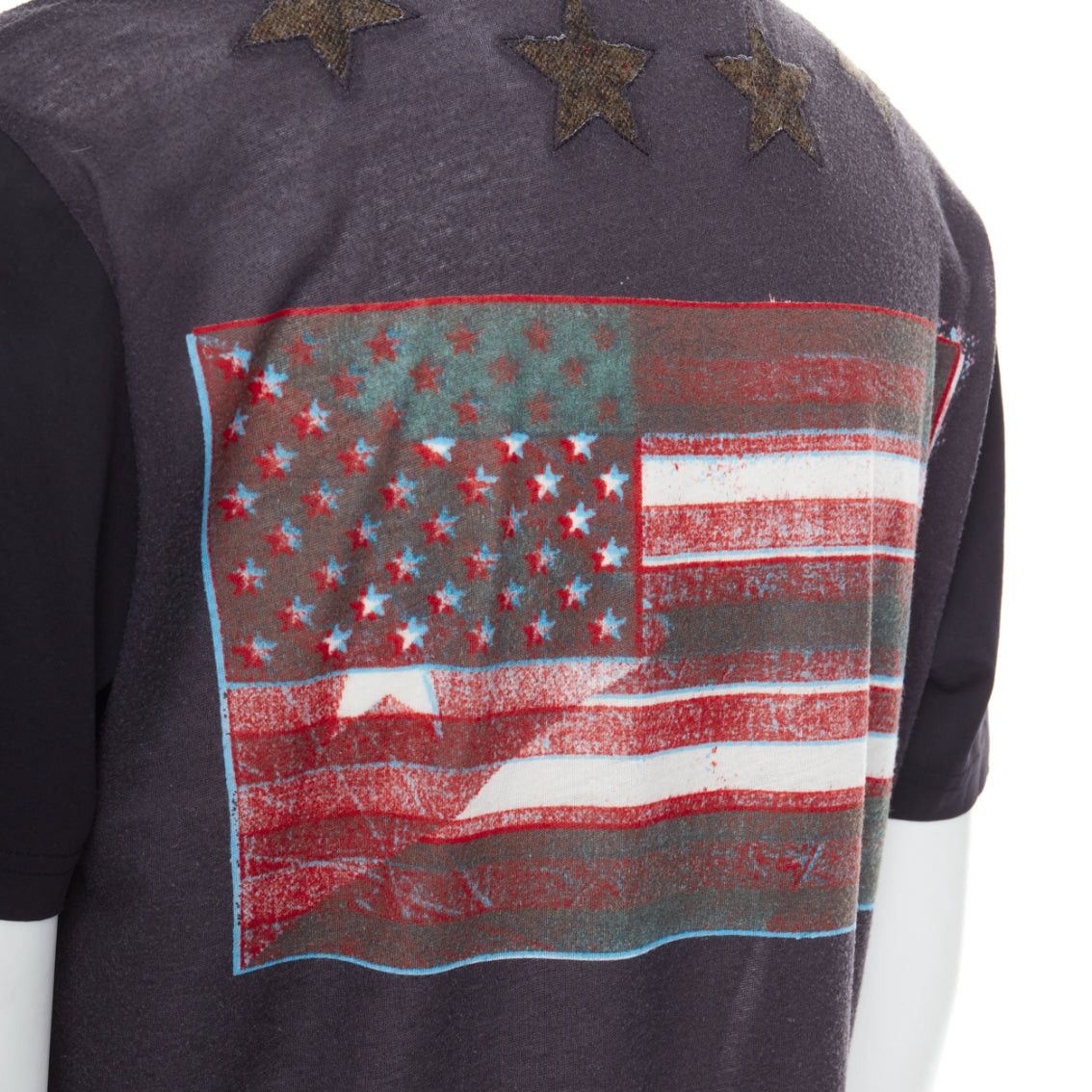 Givenchy GIVENCHY 2013 Bird of Paradise star applique washed cotton tshirt M Size US M / EU 48-50 / 2 - 6 Thumbnail