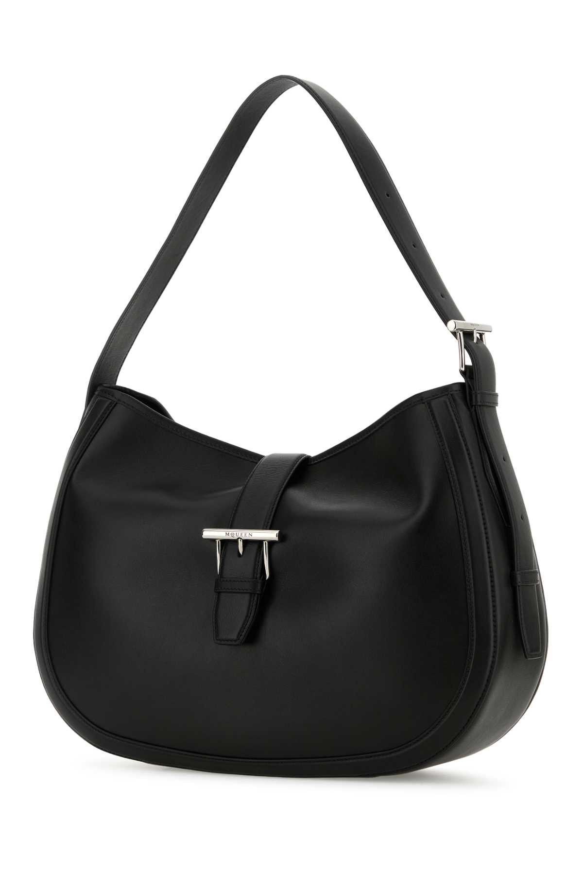 Alexander McQueen Black Leather Shoulder Bag Size ONE SIZE - 2 Thumbnail