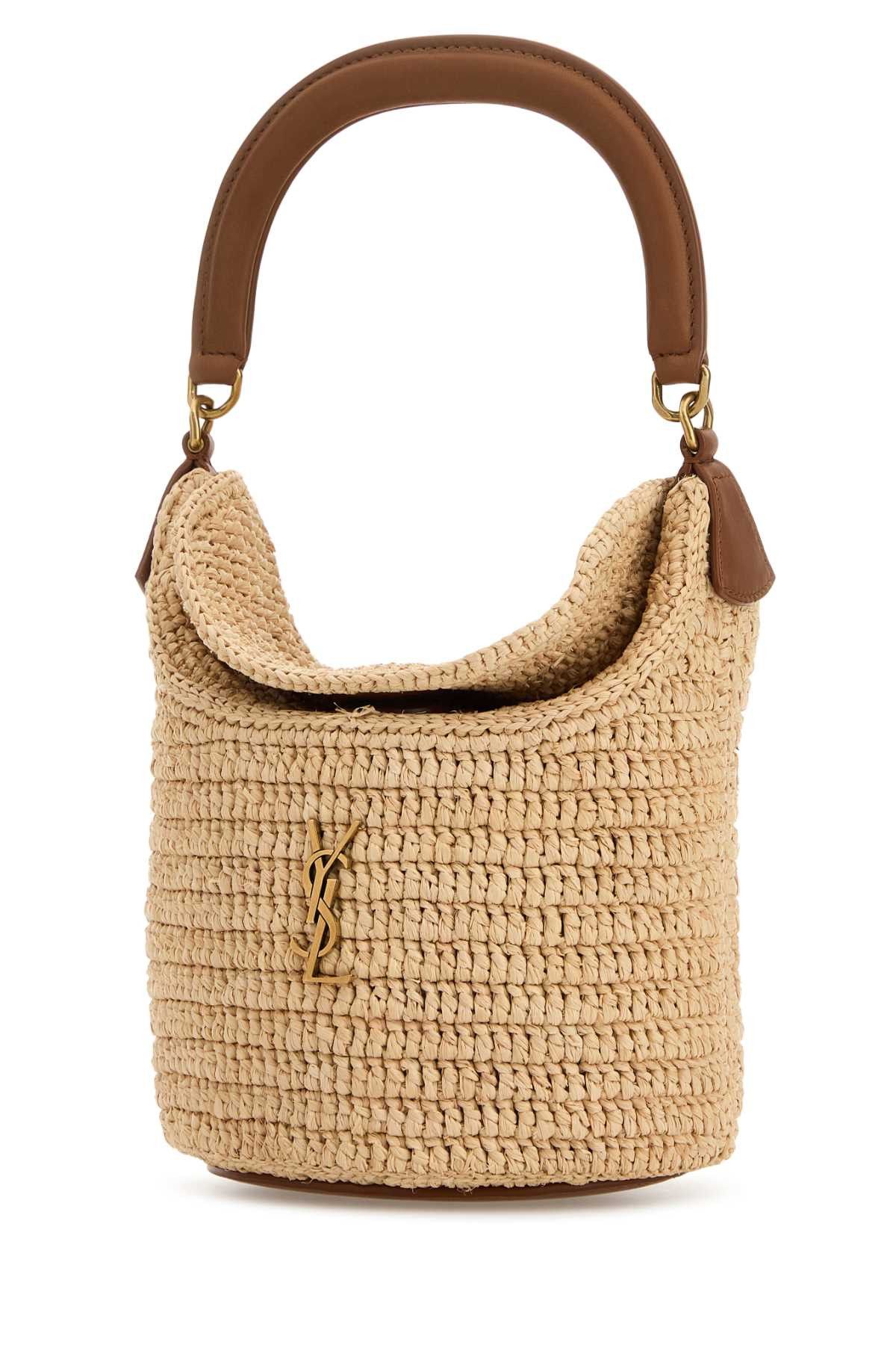 Saint Laurent Paris Raffia Gaby Bucket Bag Size ONE SIZE - 2 Thumbnail