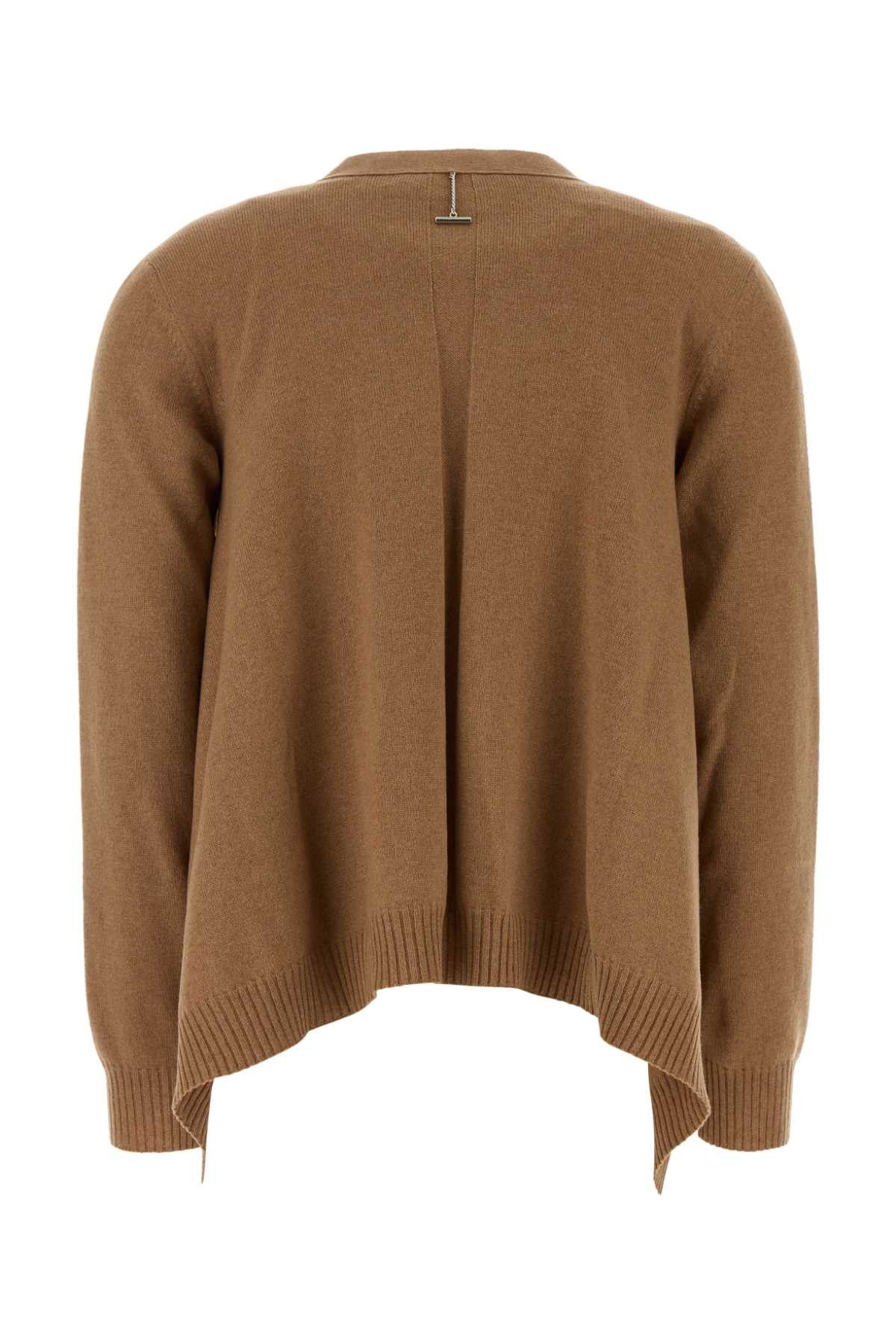 Alexander McQueen Biscuit Cashmere Blend Oversize Cardigan Size S / US 4 / IT 40 - 2 Thumbnail