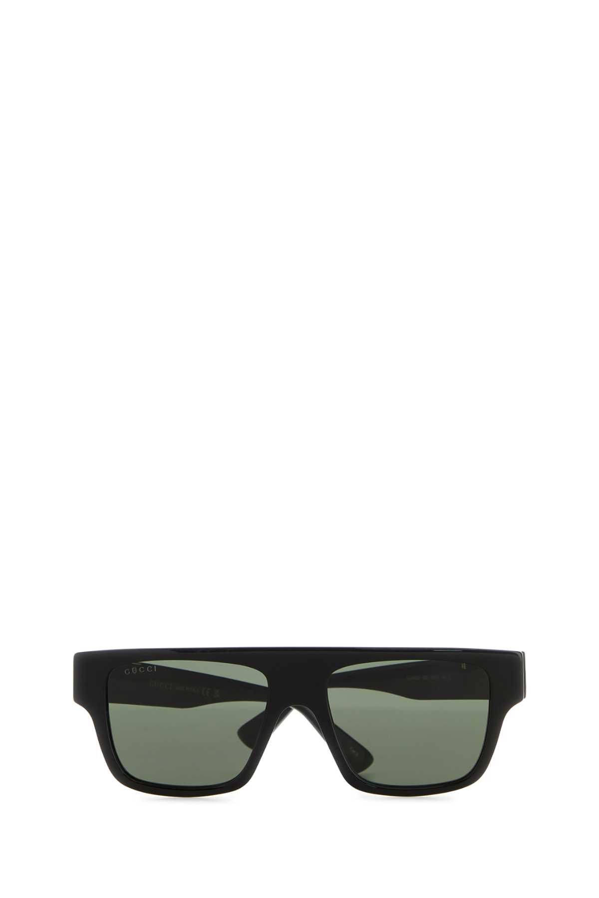 Gucci Black Acetate Sunglasses Size ONE SIZE - 2 Thumbnail