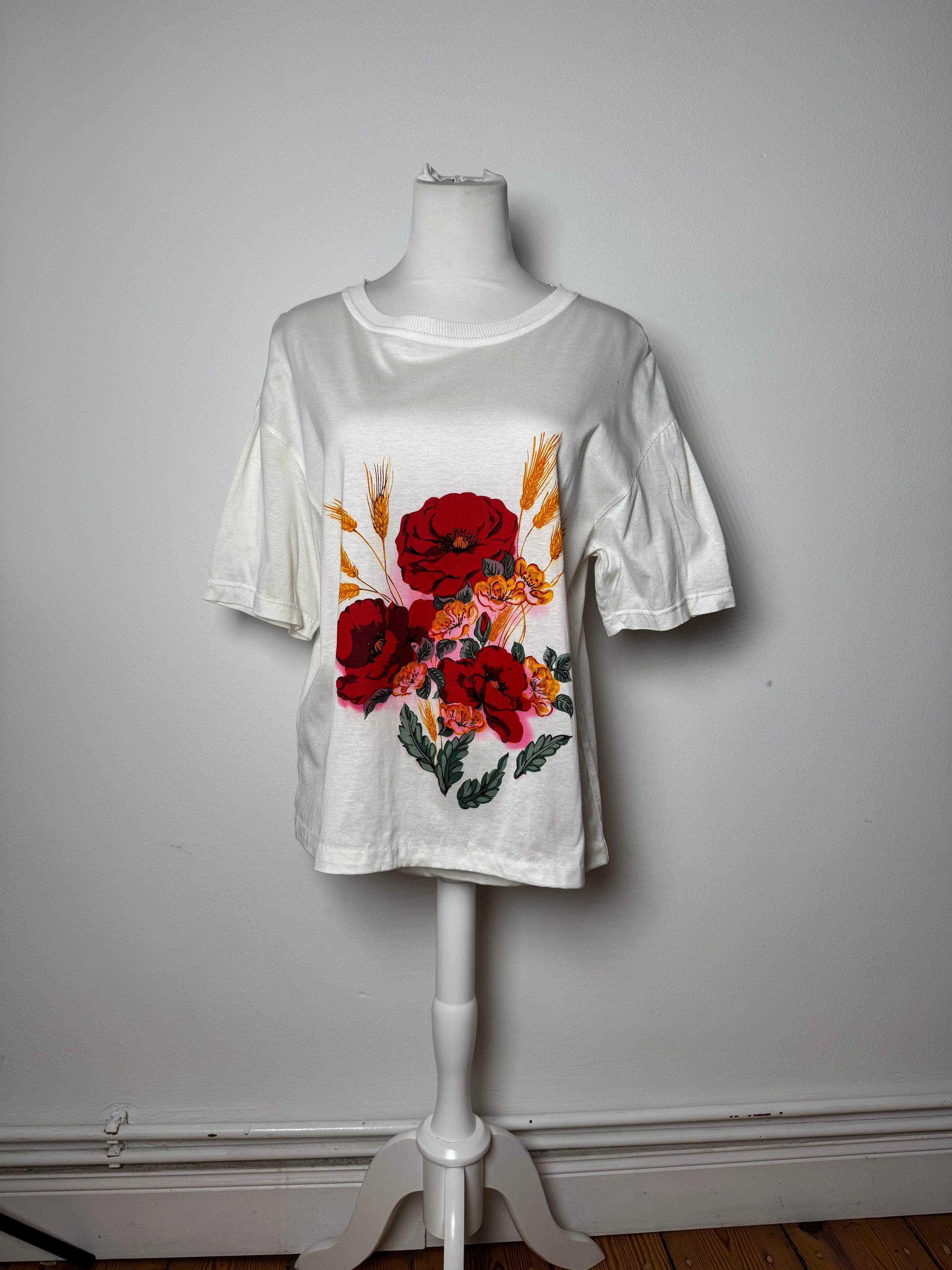 Dior Vintage Floral Women’s T-Shirt L Size L / US 10 / IT 46 - 12 Thumbnail