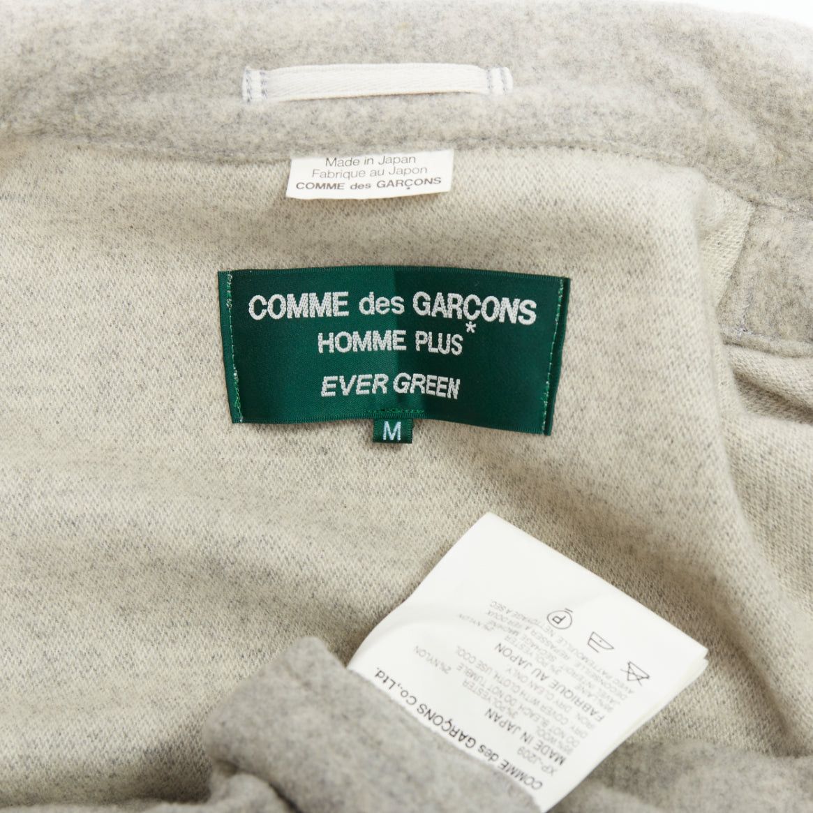 Comme des Garcons COMME DES GARCONS HOMME PLUS 2005 Evergreen grey wool blazer jacket M Size 48R - 8 Thumbnail