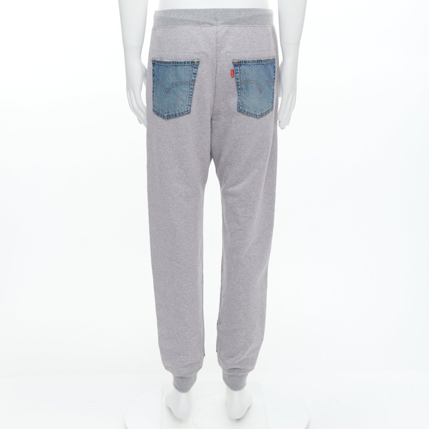 Junya Watanabe JUNYA WATANABE LEVI'S 2022 deconstructed denim patch joggers M Size US 30 / EU 46 - 5 Thumbnail