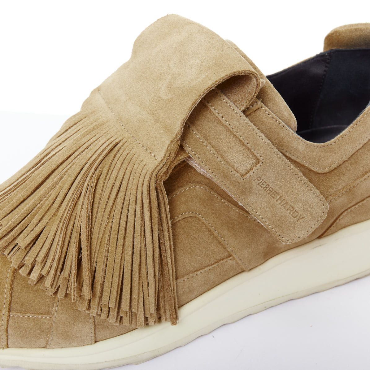 Pierre Hardy PIERRE HARDY beige suede leather fringe detail loafer sneakers EU43 Size US 10 / EU 43 - 7 Thumbnail
