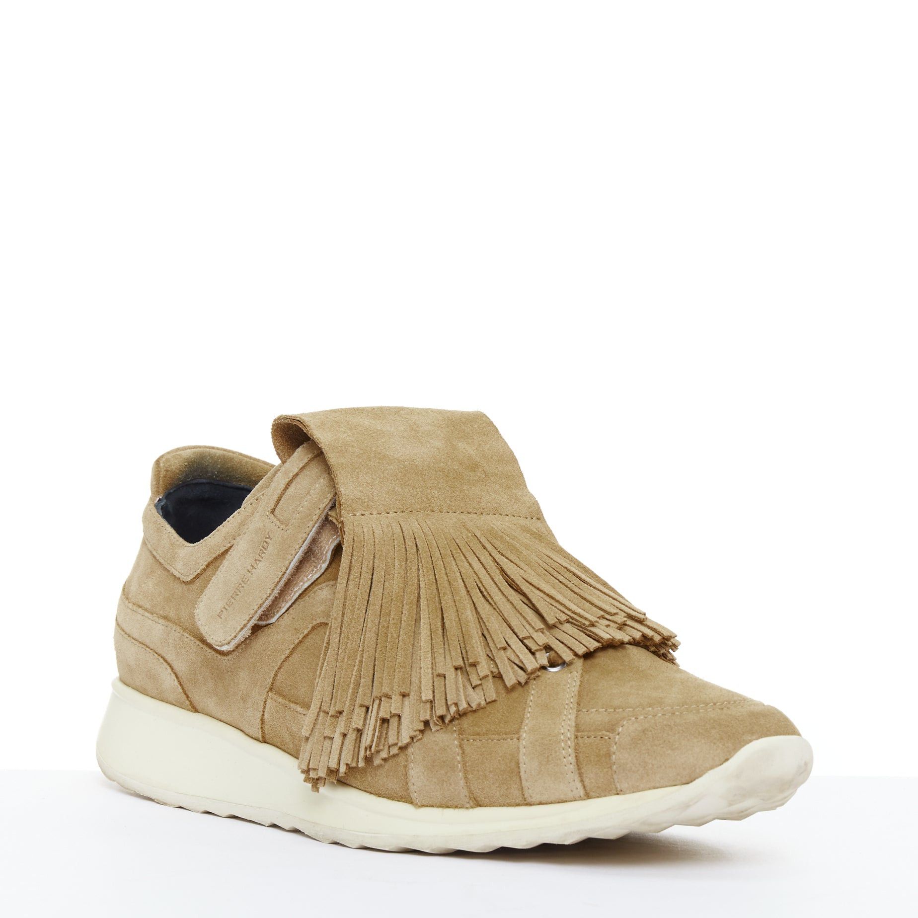 Pierre Hardy PIERRE HARDY beige suede leather fringe detail loafer sneakers EU43 Size US 10 / EU 43 - 2 Thumbnail