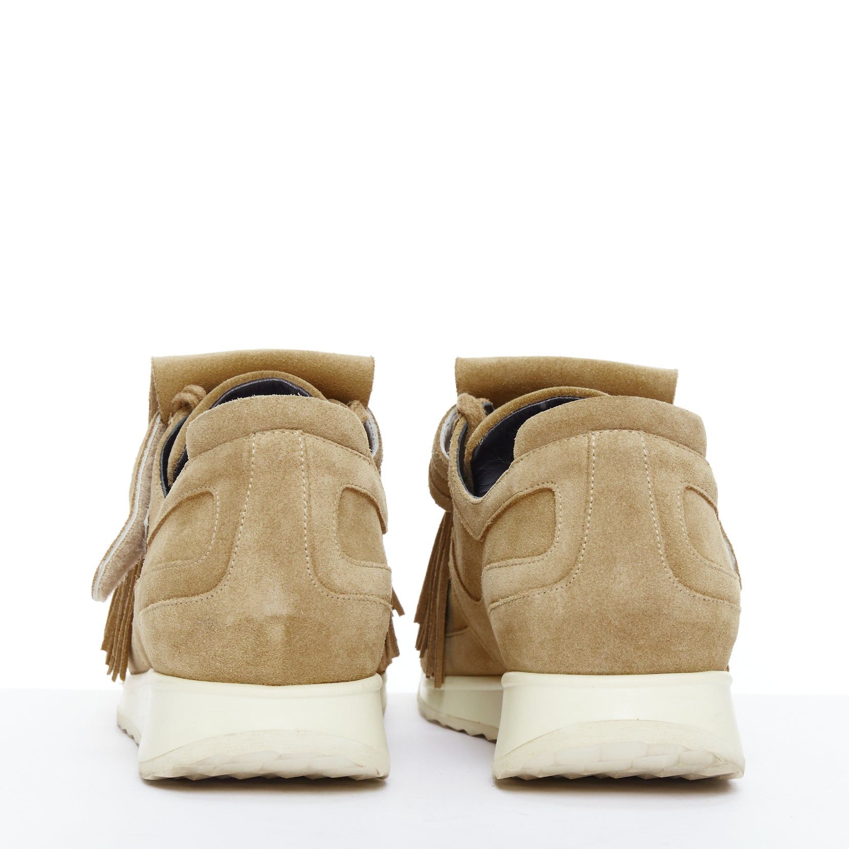 Pierre Hardy PIERRE HARDY beige suede leather fringe detail loafer sneakers EU43 Size US 10 / EU 43 - 5 Thumbnail