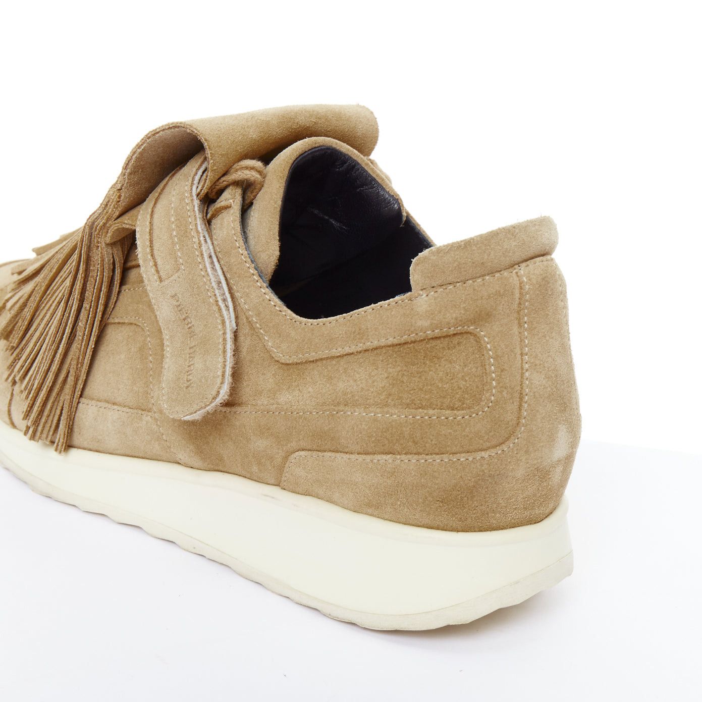 Pierre Hardy PIERRE HARDY beige suede leather fringe detail loafer sneakers EU43 Size US 10 / EU 43 - 8 Thumbnail