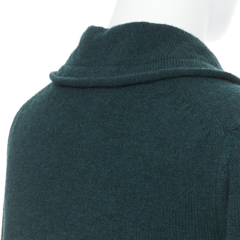 Undercover UNDERCOVER 100% wool dark green ribbon drawstring V-neck pullover sweater S Size US M / EU 48-50 / 2 - 7 Thumbnail