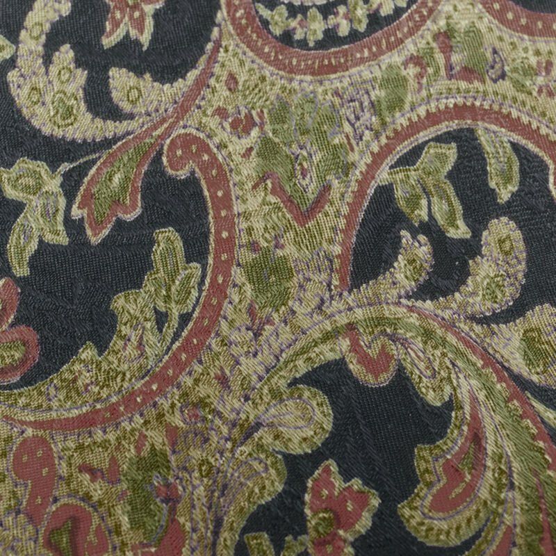 Dior vintage CHRISTIAN DIOR 100% silk red blue oriental paisley print tie Size ONE SIZE - 3 Thumbnail