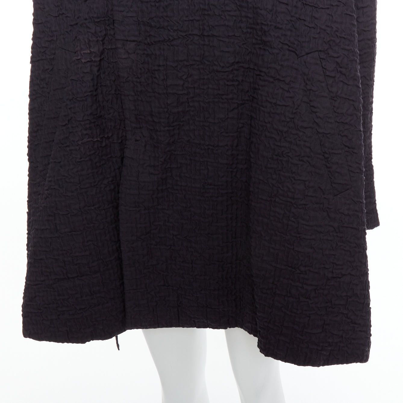 Other JOHN ROCHA Vintage black plisse textured flare front raglan coat US38 M Size US M / EU 48-50 / 2 - 7 Thumbnail