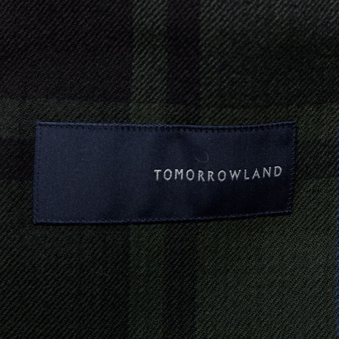 Tomorrowland TOMORROWLAND black red green tartan degrade wool blazer jacket IT46 S Size 46R - 9 Thumbnail