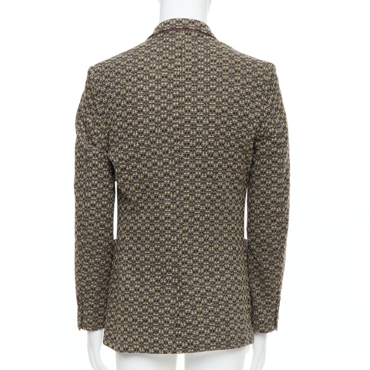 Maison Margiela MAISON MARGIELA brown wool tweed 3 pocket blazer jacket IT48 M Size 48R - 5 Thumbnail