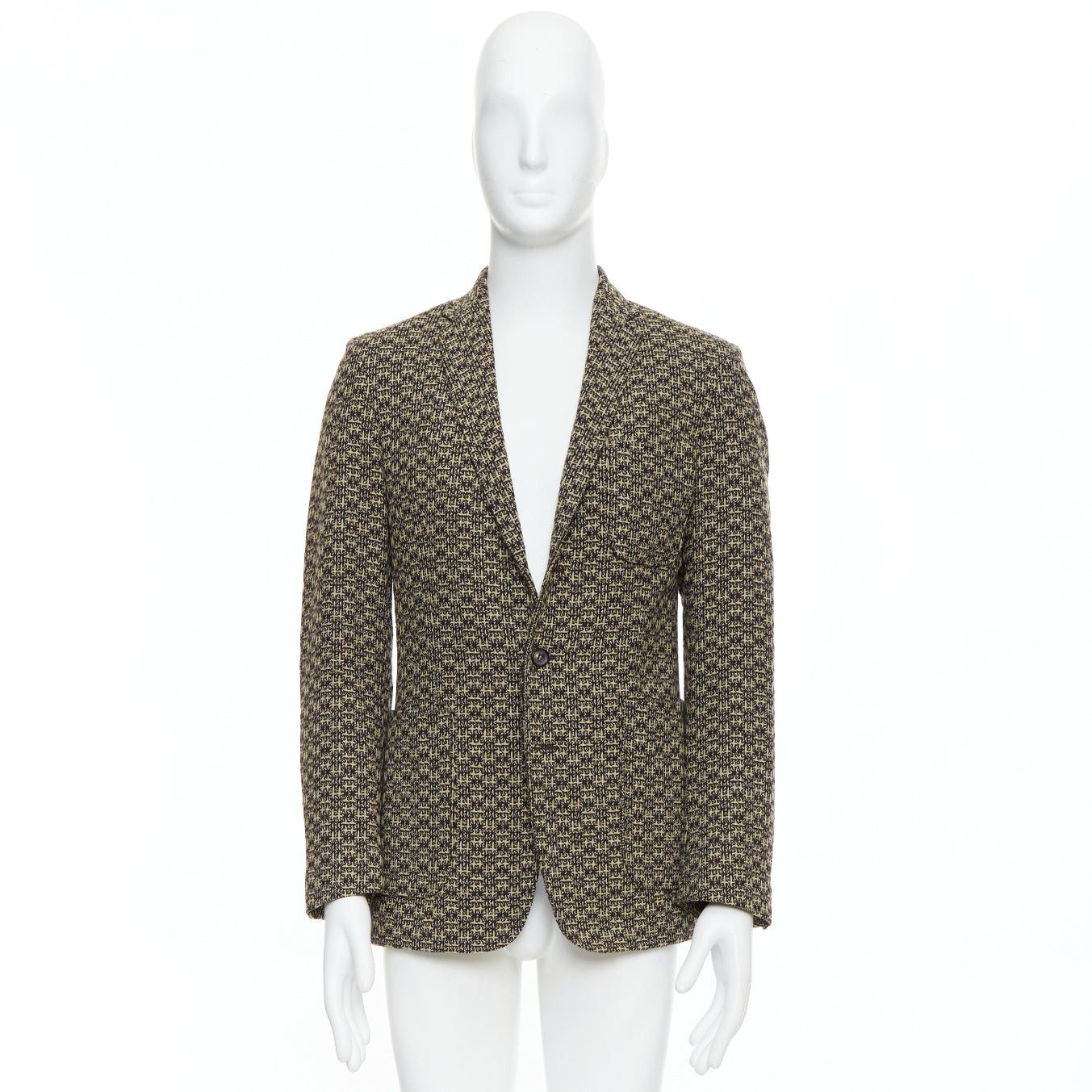 Maison Margiela MAISON MARGIELA brown wool tweed 3 pocket blazer jacket IT48 M Size 48R - 9 Thumbnail