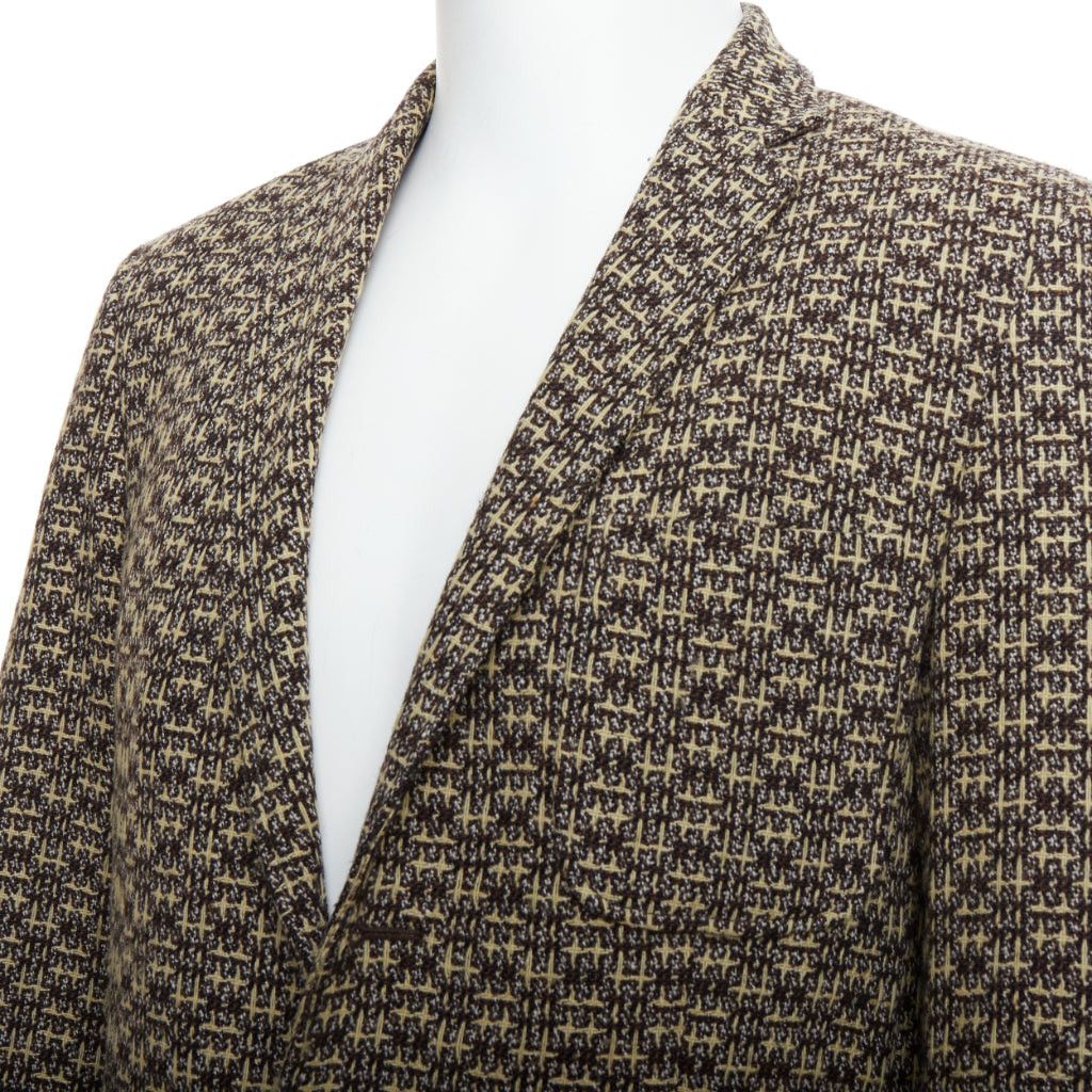 Maison Margiela MAISON MARGIELA brown wool tweed 3 pocket blazer jacket IT48 M Size 48R - 7 Thumbnail