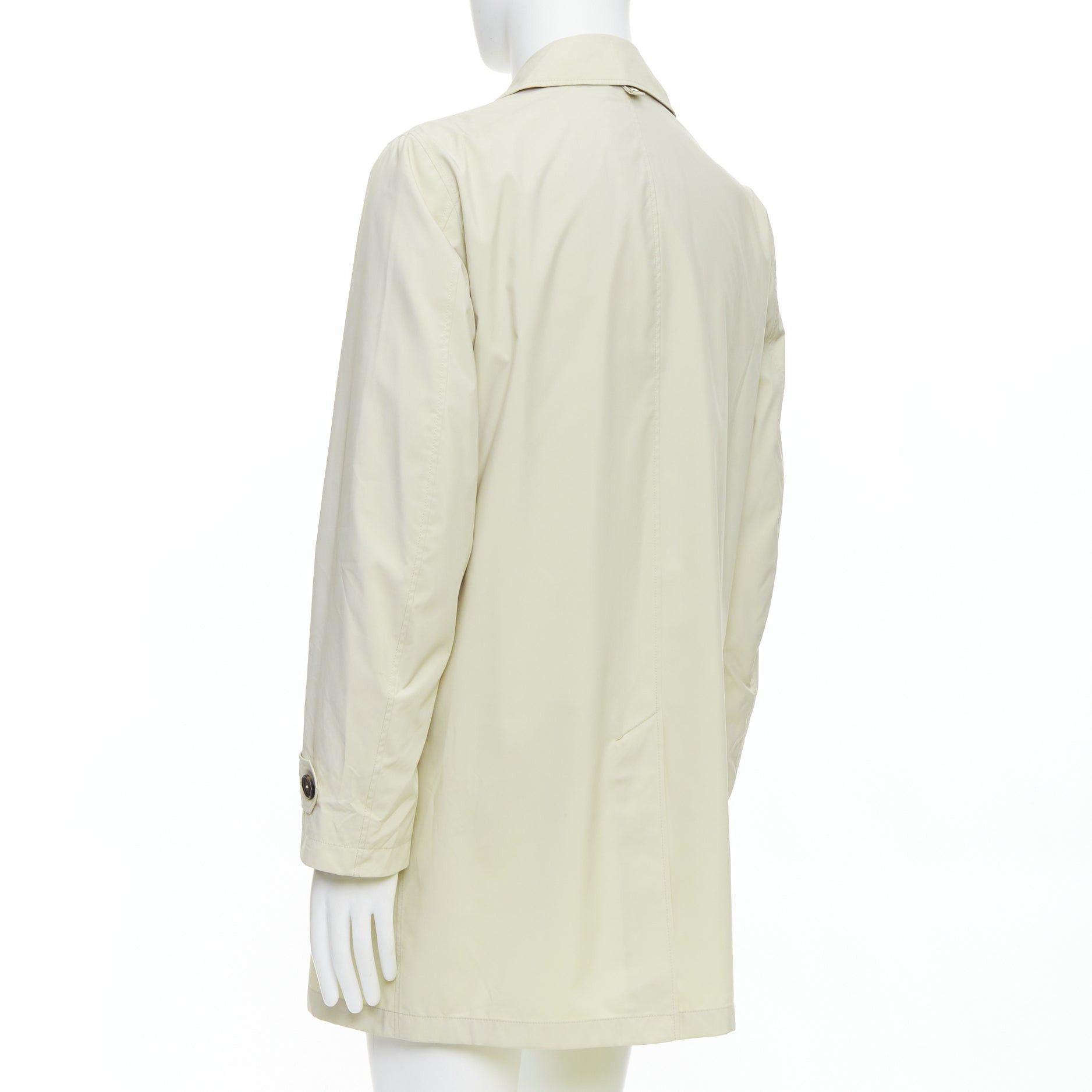 Allegri ALLEGRI City Nylon beige packable superlight black buttons coat IT48 M Size US S / EU 44-46 / 1 - 7 Thumbnail